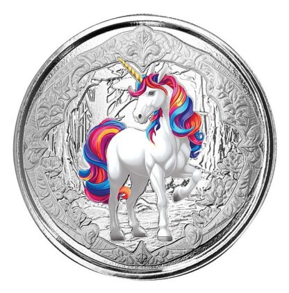 JEDNOROŽEC BLOSSOM coin Unicorn Blossom - 1 oz stříbrná mince