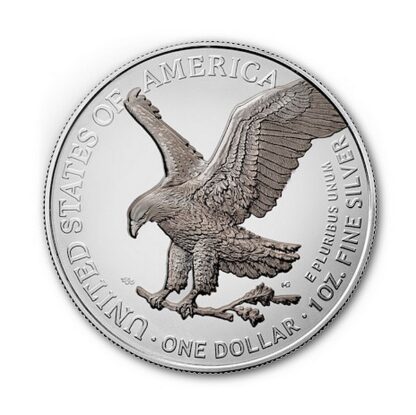 DOLAR BEAR Medvědí trh coin Silver Eagle Dolar Bear - 1 oz stříbrná mince - Image 2